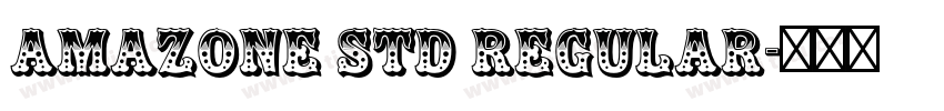 Amazone Std Regular字体转换